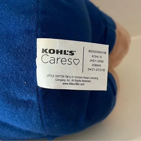 Little Critter Mercer Mayer Brother Doll Plush Stuffed Kohls Cares 14” - Picture 8 of 8